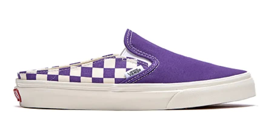 Giày Vans CheckerBoard Mule Slip-On Violet FLVNAS1U13 Giày Vans CheckerBoard Mule Slip-On Violet FLVNAS1U13
