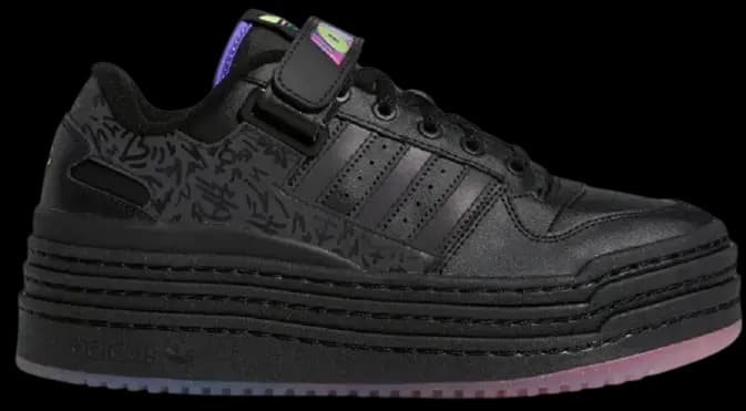 Giày Adidas Forum Triple Platform Pride Low 'Core Black' GX6396 Giày Adidas Forum Triple Platform Pride Low 'Core Black' GX6396