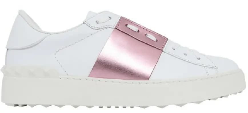 Giày Vanlentino Garavani 'White Metallic Pink' UW2S0781 FLR 834 Giày Vanlentino Garavani 'White Metallic Pink' UW2S0781 FLR 834