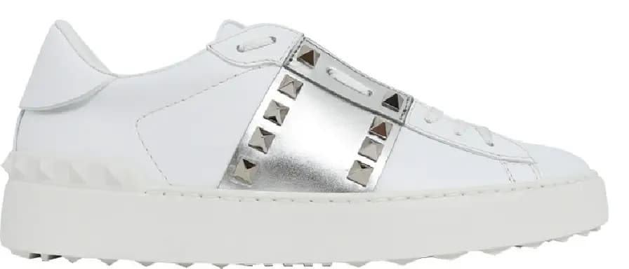Giày Valentino Rockstud Untitled Leather Sneaker UW2S0A01 HEL CZ7 Giày Valentino Rockstud Untitled Leather Sneaker UW2S0A01 HEL CZ7