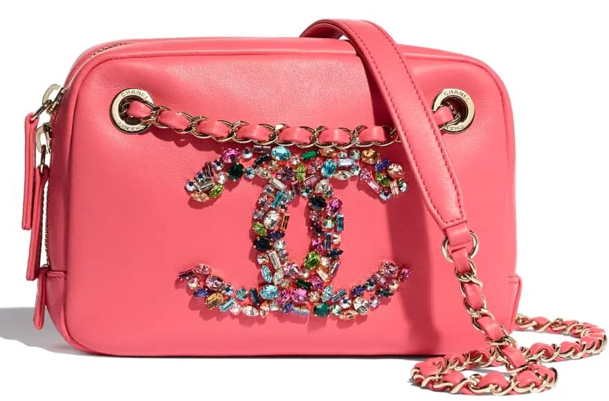 Túi Chanel Camera Case Pink AS2305-B04862-NA106 Túi Chanel Camera Case Pink AS2305-B04862-NA106