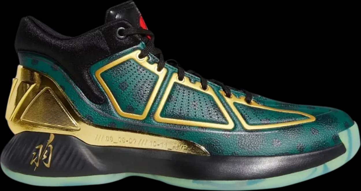 Giày Adidas D Rose 10 'College Green Gold Metallic' FW3656 Giày Adidas D Rose 10 'College Green Gold Metallic' FW3656