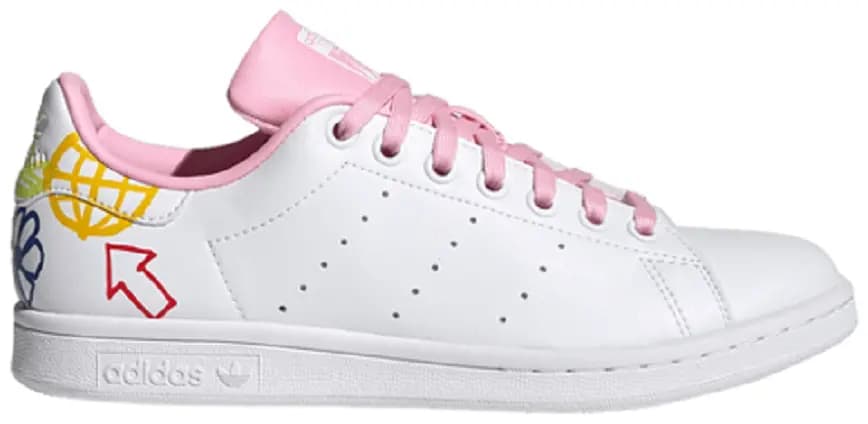 Giày Adidas Wmns Stan Smith 'Doodle White Pink' FX5680 Giày Adidas Wmns Stan Smith 'Doodle White Pink' FX5680