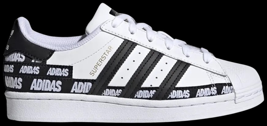 Giày Adidas Superstar J 'Wordmark Heel Stripe Cloud White' FX5871 — kich-thuoc: lien-he-order Giày Adidas Superstar J 'Wordmark Heel Stripe Cloud White' FX5871 — kich-thuoc: lien-he-order