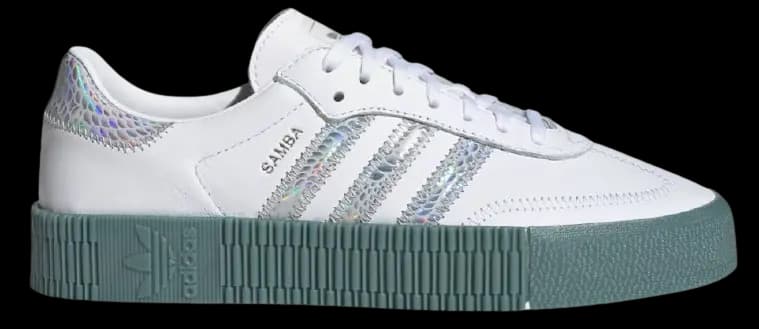 Giày Adidas Wmns Sambarose 'White Silver Green' FX6274 Giày Adidas Wmns Sambarose 'White Silver Green' FX6274