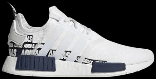 Giày Adidas NMD R1 'Wordmark Heel Crystal White Navy' FX6795 Giày Adidas NMD R1 'Wordmark Heel Crystal White Navy' FX6795