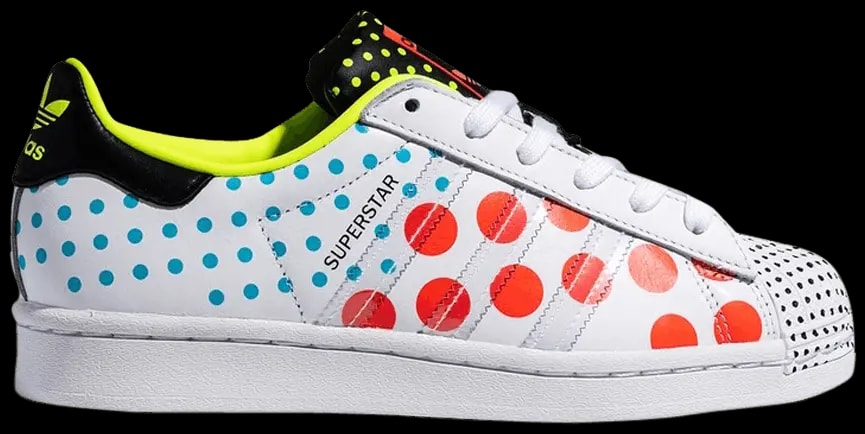 Giày Adidas Superstar 'Solar Red Polka' FX7777 — kich-thuoc: 36 Giày Adidas Superstar 'Solar Red Polka' FX7777 — kich-thuoc: 36