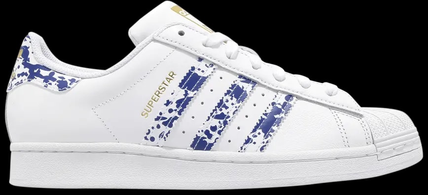 Giày Adidas Superstar 'White Blue Splatter' FY7713 — kich-thuoc: 40 Giày Adidas Superstar 'White Blue Splatter' FY7713 — kich-thuoc: 40