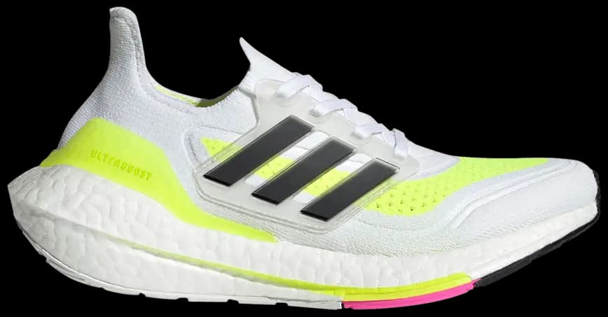 Giày Adidas UltraBoost 21 J 'White Solar Yellow' FZ2929 Giày Adidas UltraBoost 21 J 'White Solar Yellow' FZ2929