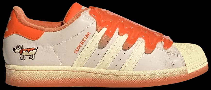 Giày Adidas Melting Sadness x Superstar 'Hotdog' FZ5256 — kich-thuoc: lien-he-order Giày Adidas Melting Sadness x Superstar 'Hotdog' FZ5256 — kich-thuoc: lien-he-order