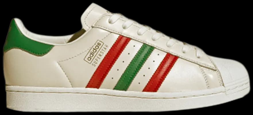 Giày Adidas Superstar 'Off White Scarlet Green' FZ5435 Giày Adidas Superstar 'Off White Scarlet Green' FZ5435