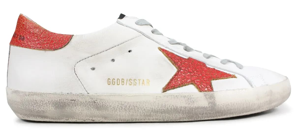 Giày Golden Goose Superstar 'White Red' G32MS590-D90 Giày Golden Goose Superstar 'White Red' G32MS590-D90