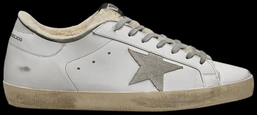 Giày Golden Goose Superstar Shearling Sneaker 'White' G35MS590-Q75 Giày Golden Goose Superstar Shearling Sneaker 'White' G35MS590-Q75