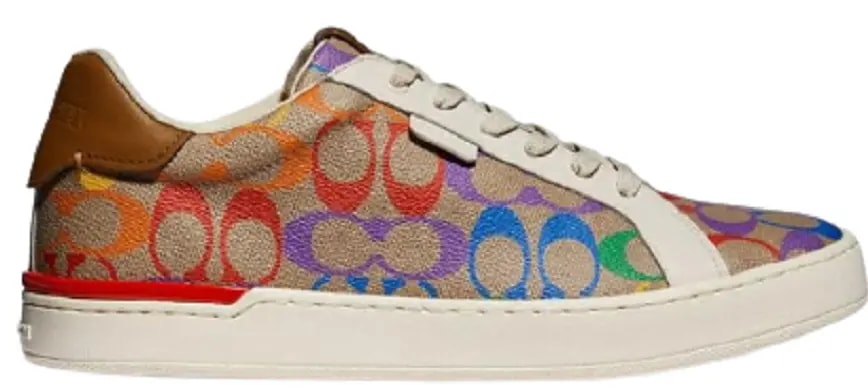 Giày Coach Lowline Low Top Sneaker In Rainbow Signature Canvas G5161-TAM — kich-thuoc: 42 Giày Coach Lowline Low Top Sneaker In Rainbow Signature Canvas G5161-TAM — kich-thuoc: 42