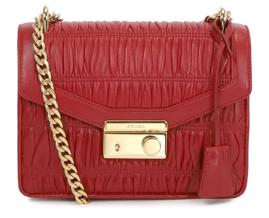 Túi Prada Gofre Padlock Chain Bag 1BD211-2B25-F068Z Túi Prada Gofre Padlock Chain Bag 1BD211-2B25-F068Z