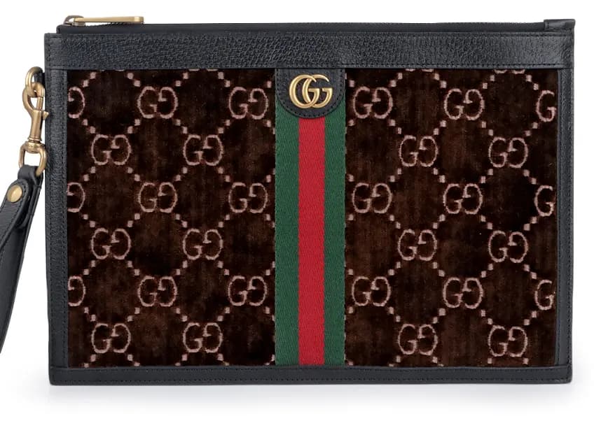 Túi Gucci Clutch GG Velvet 575371 9JTST 2074 Túi Gucci Clutch GG Velvet 575371 9JTST 2074
