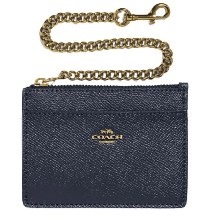 Ví Coach Chain Card Case 'Midnight Navy' 8AXO6EI3EE Ví Coach Chain Card Case 'Midnight Navy' 8AXO6EI3EE