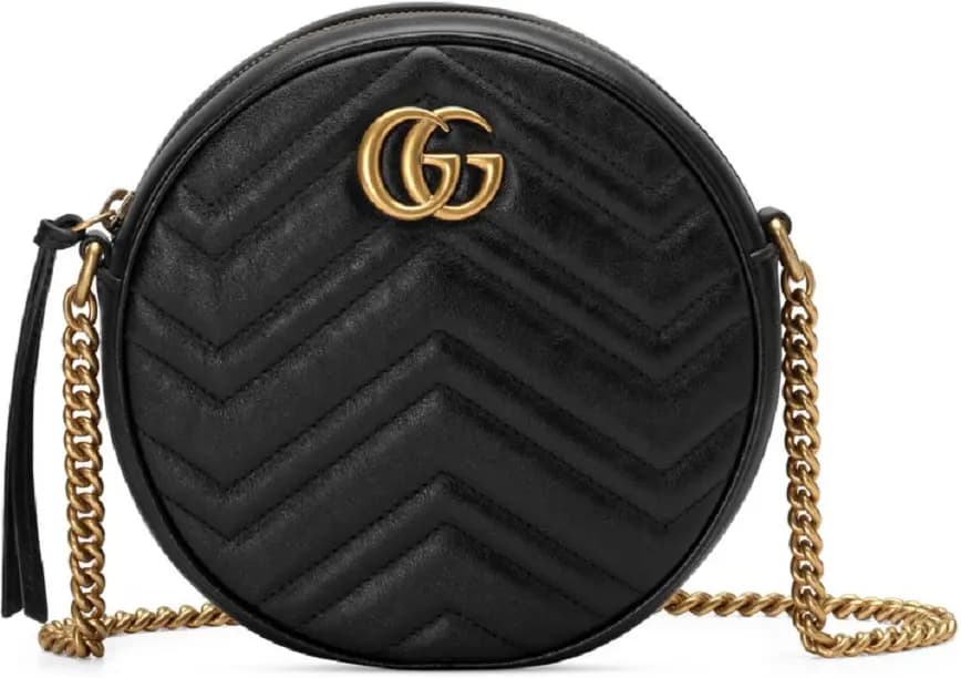 Túi Gucci GG Marmont Mini Round Shoulder Bag 550154 0OLET 1000 Túi Gucci GG Marmont Mini Round Shoulder Bag 550154 0OLET 1000