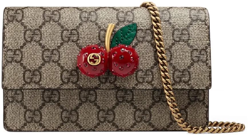 Túi Gucci GG Supreme Mini Bag With Cherries 481291 K9GXT 8694 Túi Gucci GG Supreme Mini Bag With Cherries 481291 K9GXT 8694