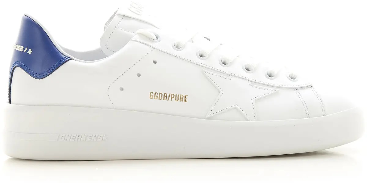 Giày Golden Goose Purestar White Blue GMF00124-F000539-10327 — kich-thuoc: 39 Giày Golden Goose Purestar White Blue GMF00124-F000539-10327 — kich-thuoc: 39