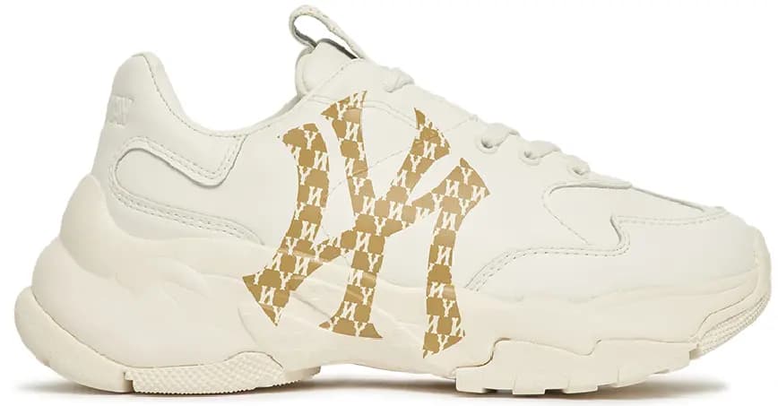 Giày MLB Bigball Chunky Mono NY 'Ivory' 3ASHCM01N-50IVS Giày MLB Bigball Chunky Mono NY 'Ivory' 3ASHCM01N-50IVS