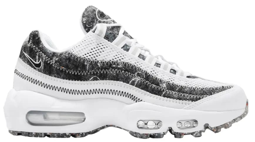 Giày Nike Air Max 95 Wmns Crater SE White Black CV8830-100 Giày Nike Air Max 95 Wmns Crater SE White Black CV8830-100
