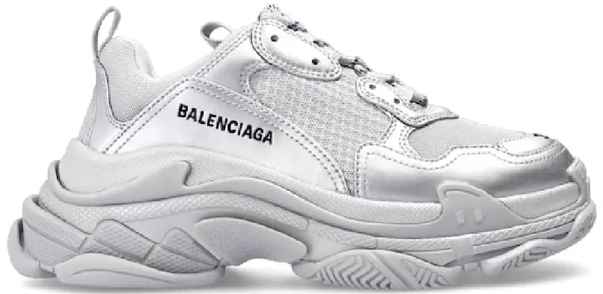 Giày Balenciaga Triple S Trainer Sneakers 'Silver' 524039-W2FS2-8100 Giày Balenciaga Triple S Trainer Sneakers 'Silver' 524039-W2FS2-8100