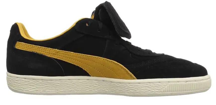 Giày Puma King Suede Black Yellow 366290-02 Giày Puma King Suede Black Yellow 366290-02