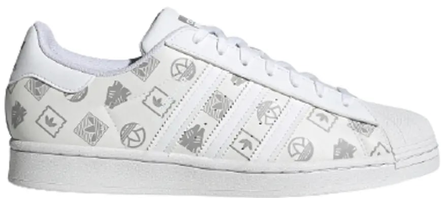 Giày Adidas Superstar 'White Logo Print' GX8413 — kich-thuoc: 40-2-3 Giày Adidas Superstar 'White Logo Print' GX8413 — kich-thuoc: 40-2-3