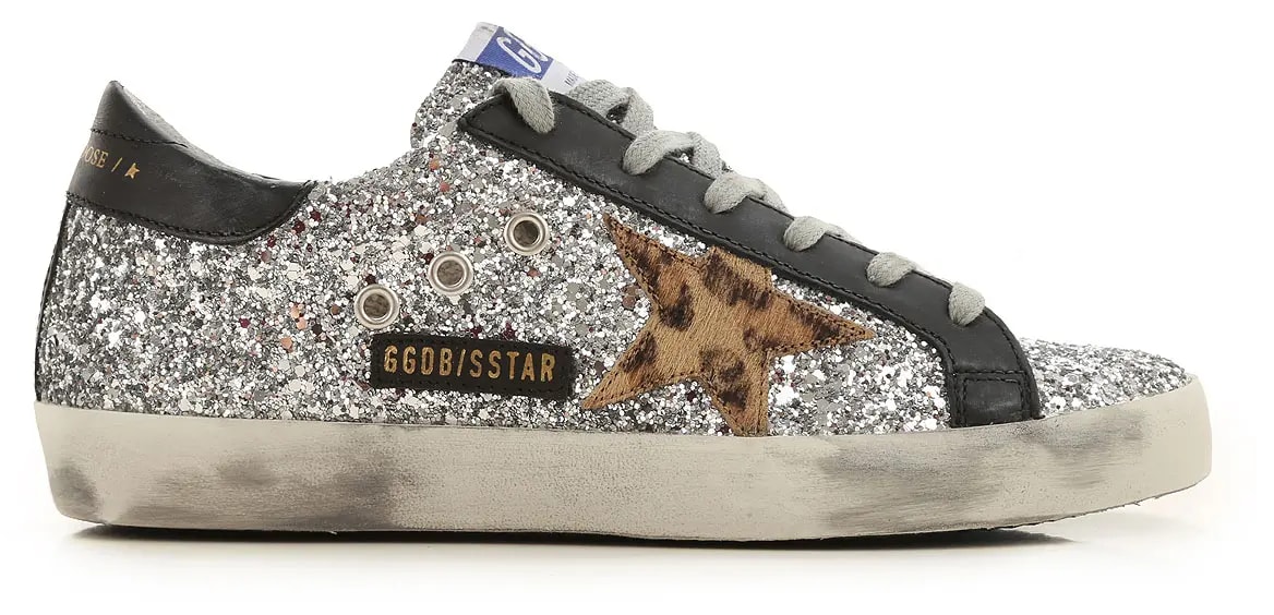 Giày Golden Goose Superstar 'Glitter' GWF00101-F000129-70124 — kich-thuoc: 37 Giày Golden Goose Superstar 'Glitter' GWF00101-F000129-70124 — kich-thuoc: 37