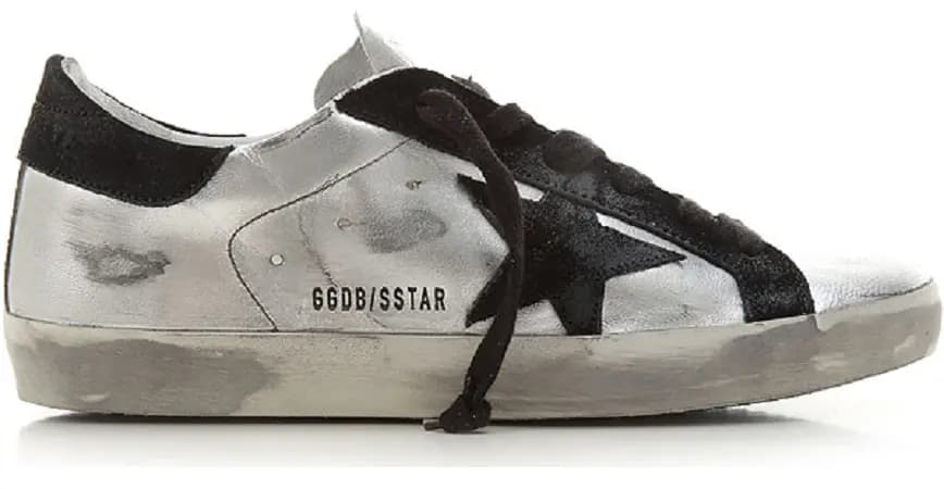 Giày Golden Goose Superstar Low Top 'Silver' GWF00101-F000312-60246 Giày Golden Goose Superstar Low Top 'Silver' GWF00101-F000312-60246