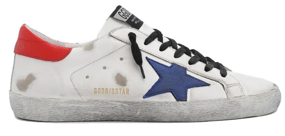 Giày Golden Goose Superstar 'White Blue' GMF00101-F000348-10281 Giày Golden Goose Superstar 'White Blue' GMF00101-F000348-10281
