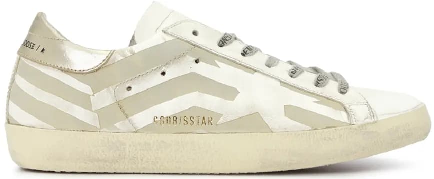 Giày Golden Goose Superstar Flag 'White' GMF00106-F003196-11177 Giày Golden Goose Superstar Flag 'White' GMF00106-F003196-11177