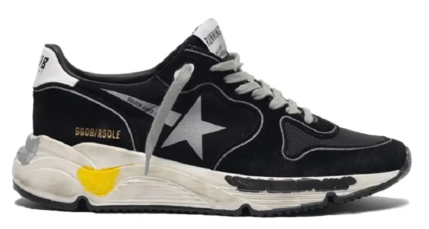 Giày Golden Goose Running Sole 'Black Silver Star' GMF00126-F000326-90178 — kich-thuoc: 41 Giày Golden Goose Running Sole 'Black Silver Star' GMF00126-F000326-90178 — kich-thuoc: 41