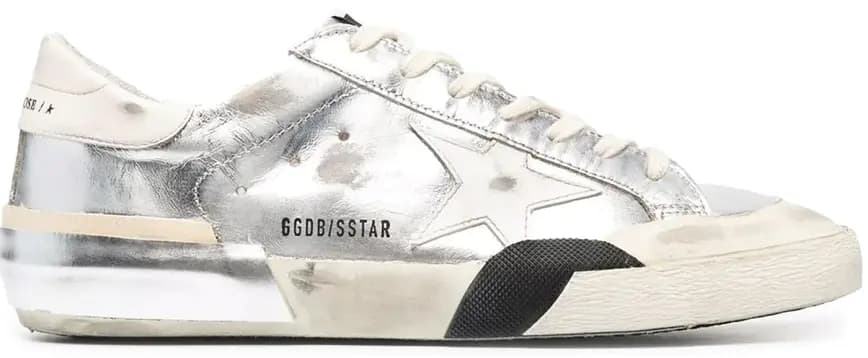 Giày Golden Goose Supper Star 'Silver' GMF00107 F002089 70192 Giày Golden Goose Supper Star 'Silver' GMF00107 F002089 70192