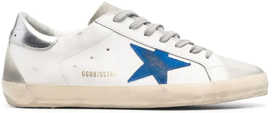 Giày Golden Goose Supper Star 'White Blue' GMF00102 F002540 10901 Giày Golden Goose Supper Star 'White Blue' GMF00102 F002540 10901