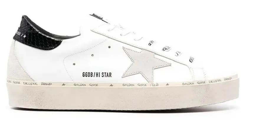 Giày Golden Goose Hi Star White GMF00119-F001245-10220 Giày Golden Goose Hi Star White GMF00119-F001245-10220