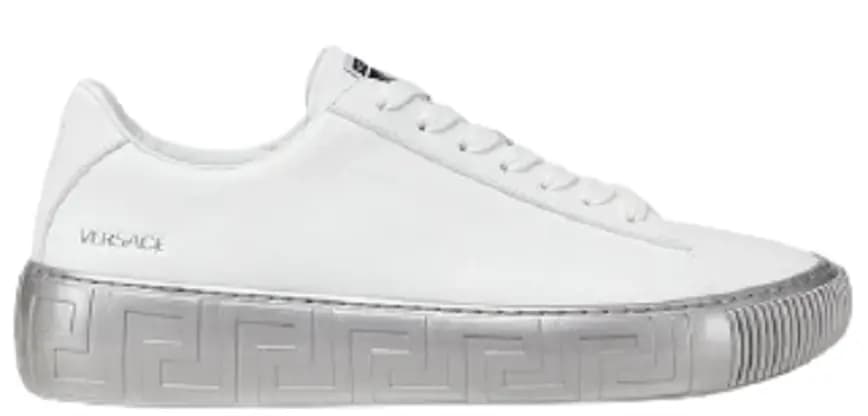 Giày Versace Greca Trainers 'White Silver' DSU8404-1A00821-2W270 Giày Versace Greca Trainers 'White Silver' DSU8404-1A00821-2W270