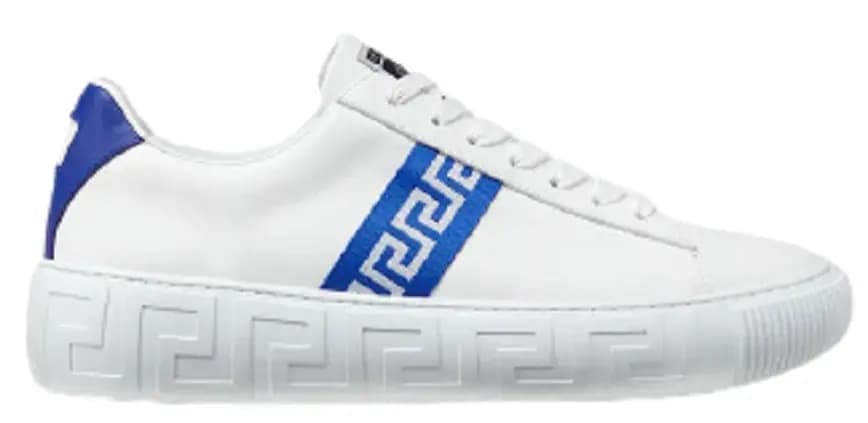 Giày Versace Greca Trainers 'Blue White' DSU8404-1A00775-2W340 Giày Versace Greca Trainers 'Blue White' DSU8404-1A00775-2W340