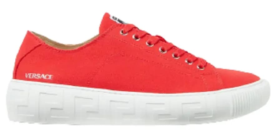 Giày Vesace Greca Trainers 'Red' DSU8404-DTE3G-1R11P Giày Vesace Greca Trainers 'Red' DSU8404-DTE3G-1R11P