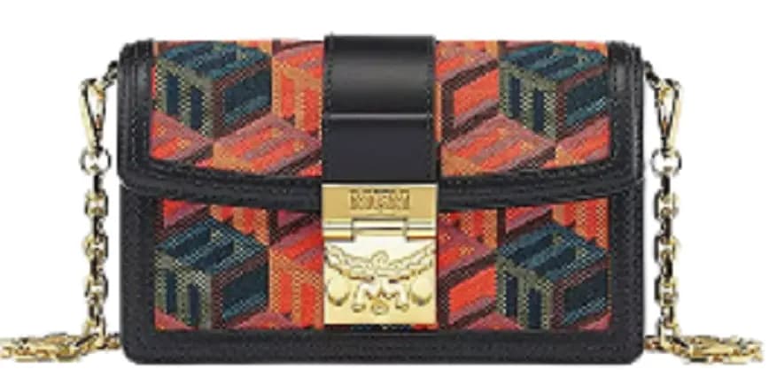 Túi MCM Gretl Crossbody in Cubic Monogram Jacquard MWRCSWO02MT001 Túi MCM Gretl Crossbody in Cubic Monogram Jacquard MWRCSWO02MT001