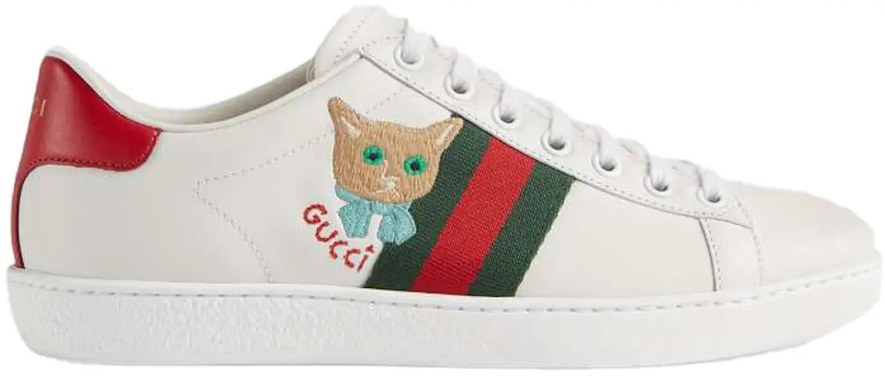 Giày Gucci Wmns Ace 'Cat Embroidery' 664142-1XG60-9065 — kich-thuoc: lien-he-order Giày Gucci Wmns Ace 'Cat Embroidery' 664142-1XG60-9065 — kich-thuoc: lien-he-order