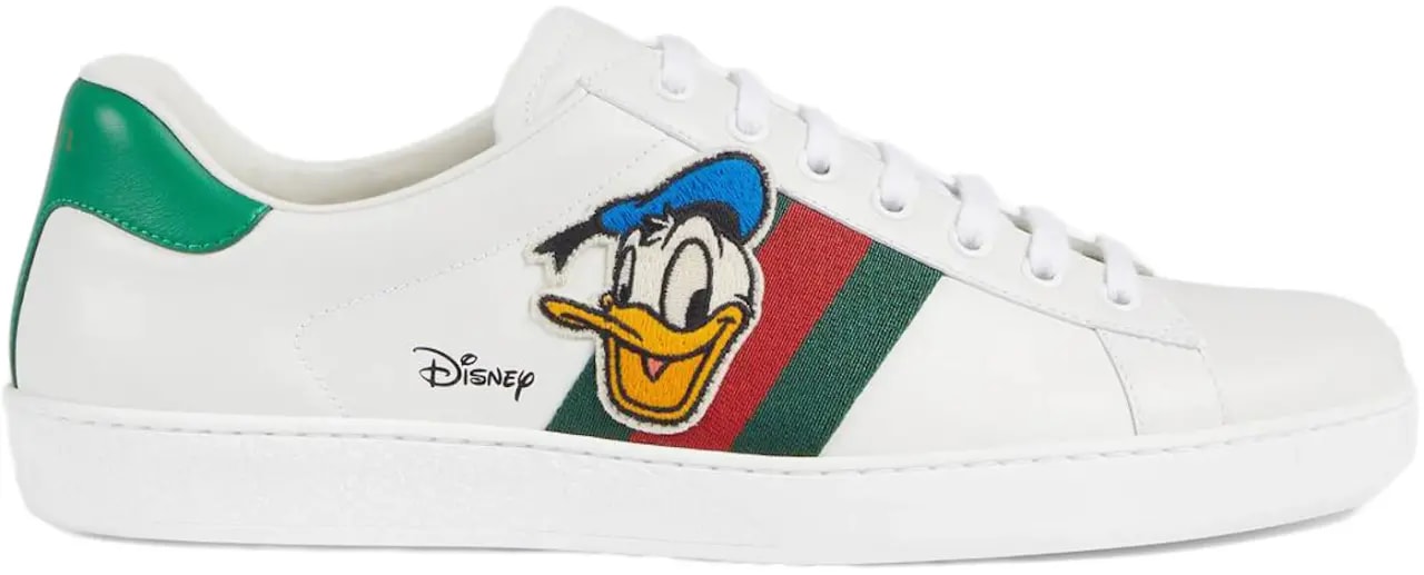 Giày Gucci x Disney Ace 'Donald Duck Patch' 649399-1XG60-9114 — kich-thuoc: lien-he-order Giày Gucci x Disney Ace 'Donald Duck Patch' 649399-1XG60-9114 — kich-thuoc: lien-he-order