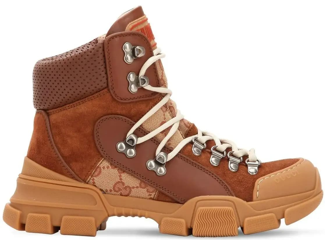 Giày Gucci Leather Original GG Trekking Boot 521679-0P310-2590 Giày Gucci Leather Original GG Trekking Boot 521679-0P310-2590