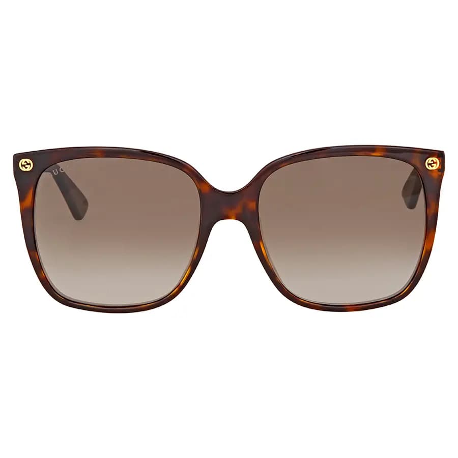 Kính Gucci Dark Havana Square GG0022S-003 Kính Gucci Dark Havana Square GG0022S-003