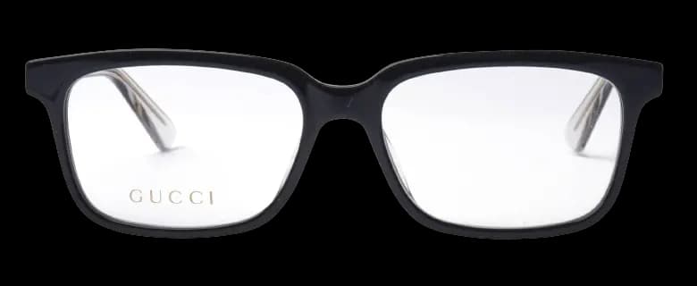Kính Gucci Black Plastic Rectangle Eyeglasses GG0557OJ-003 Kính Gucci Black Plastic Rectangle Eyeglasses GG0557OJ-003