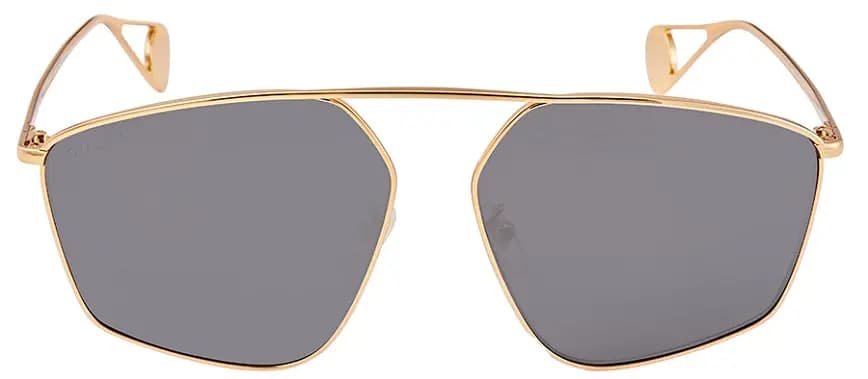 Kính Gucci Green Geometric 'Gold' GG0437SA-002-60 Kính Gucci Green Geometric 'Gold' GG0437SA-002-60