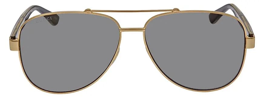 Kính Gucci Grey Aviator 'Gold Black' GG0528S-006-63 Kính Gucci Grey Aviator 'Gold Black' GG0528S-006-63