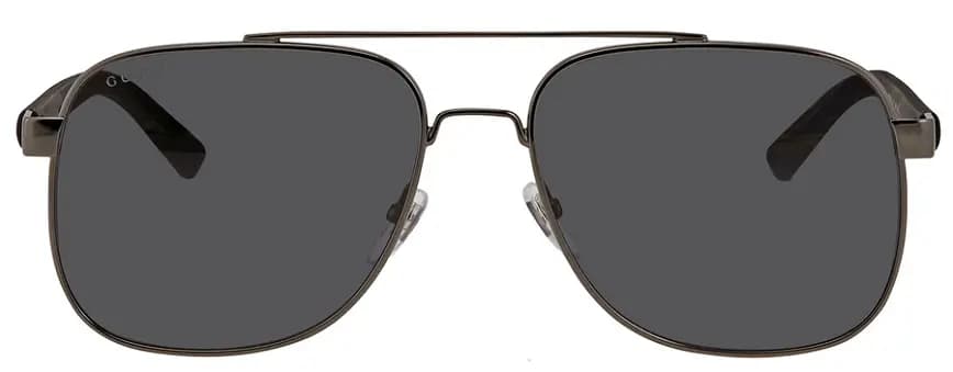 Kính Gucci Grey Aviator 'Ruthenium' GG0422S-001-60 Kính Gucci Grey Aviator 'Ruthenium' GG0422S-001-60