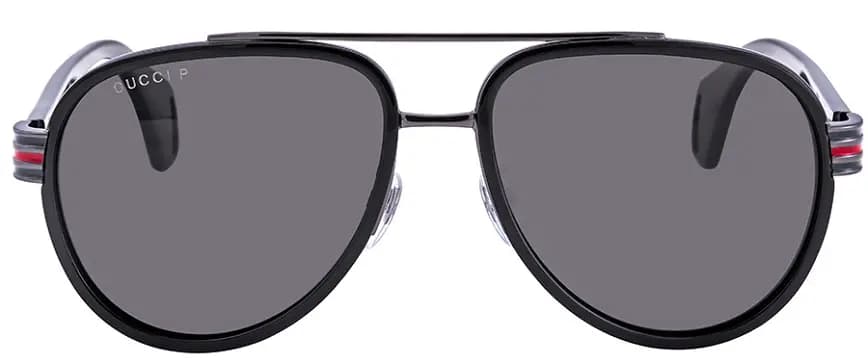 Kính Gucci Polarized Aviator 'Dark Ruthenium' GG0447S-001-58 Kính Gucci Polarized Aviator 'Dark Ruthenium' GG0447S-001-58